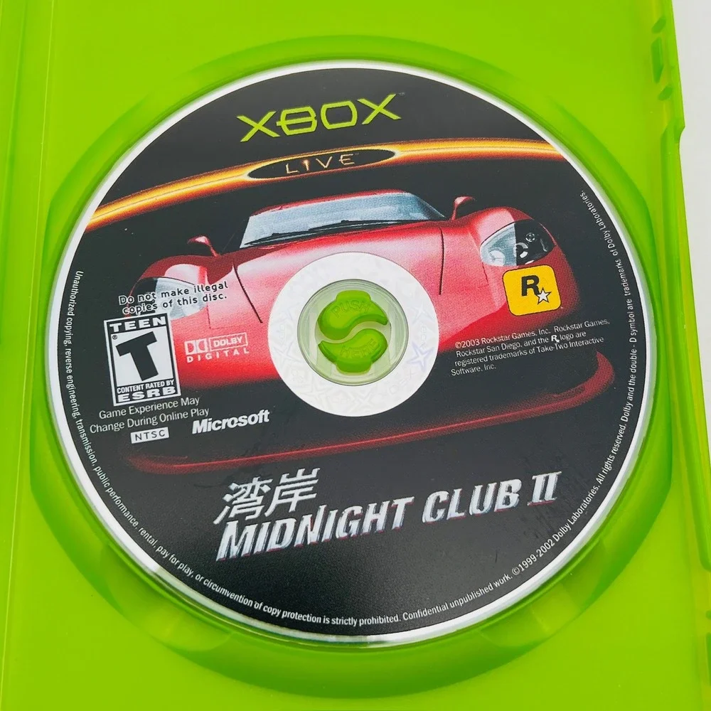 Midnight Club II Original‎ Xbox Rockstar Games 2003 CIB Racing Game NTSC